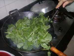 HPIM03381 300x228 Amaranth (Green Vege) Dish