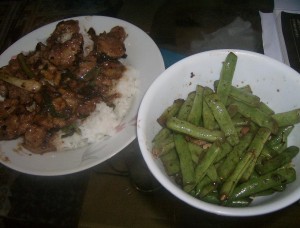 Full Meal with Green Beans