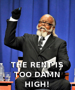 rent is too high